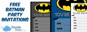 Batman Birthday Invitations to Print — Printable Treats.com
