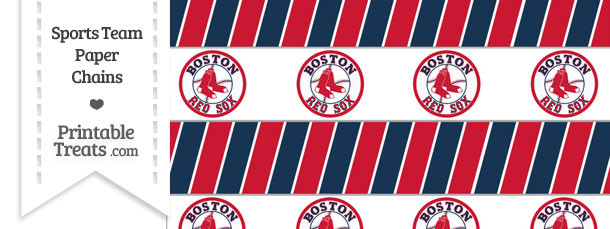 Boston Red Sox Paper Chains