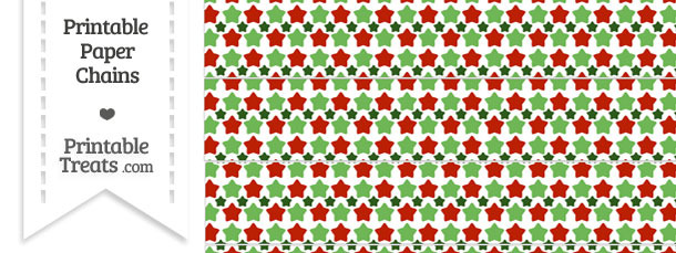 Christmas Stars Paper Chains
