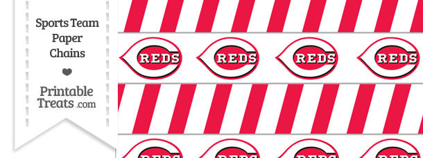 Cincinnati Reds Paper Chains