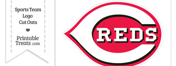 Large Cincinnati Reds Logo Cut Out