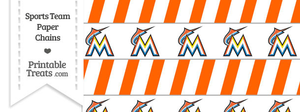 Miami Marlins Paper Chains