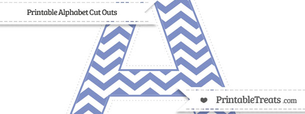 printable chevron letters
