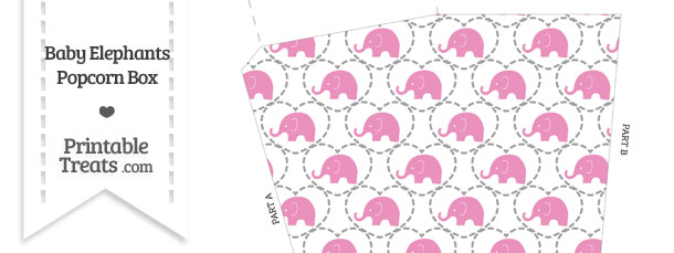 pink popcorn elephant box
