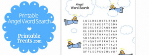 Printable Angel Word Search — Printable Treats.com