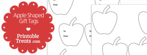 Apple Shaped Gift Tags — Printable Treats.com