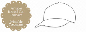 Printable Baseball Cap Template — Printable Treats.com