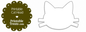 Printable Cat Head — Printable Treats.com