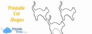 Printable Cat Shapes — Printable Treats.com