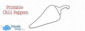 Printable Chili Peppers — Printable Treats.com