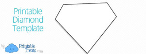 Printable Diamond Template — Printable Treats.com