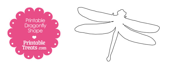 Printable Dragonfly Template — Printable Treats.com