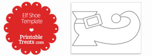 Printable Elf Shoe Shape — Printable Treats.com