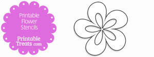 Printable Flower Stencils — Printable Treats.com