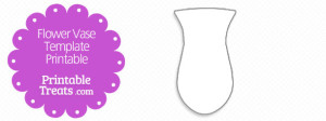 Printable Flower Vase Template — Printable Treats.com