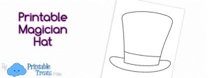 Free Printable Magician Hat — Printable Treats.com