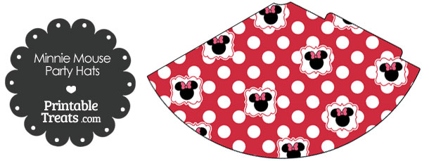 Printable Minnie Mouse Party Hats — Printable Treats.com