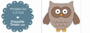 Printable Owl Cut Outs — Printable Treats.com
