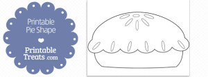 Printable Pie Shape Template — Printable Treats.com