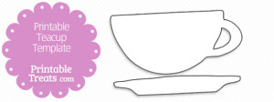 Printable Teacup Template — Printable Treats.com