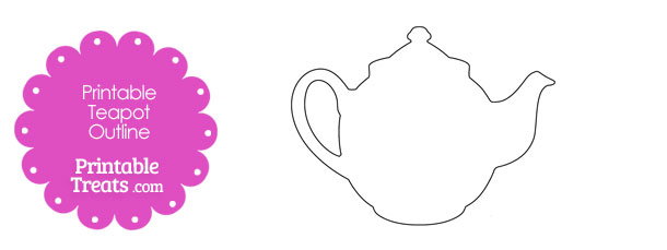 Printable Teapot Template — Printable Treats.com