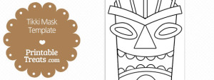 Printable Tiki Mask Template — Printable Treats.com