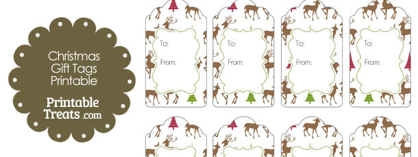 Reindeer Gift Tags