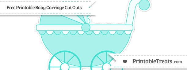 turquoise-extra-large-baby-carriage-cut-outs-printable-treats