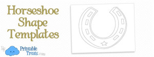 Printable Horseshoe Template — Printable Treats.com