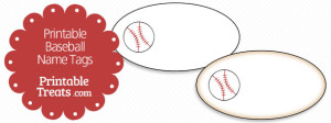 Free Printable Baseball Name Tags — Printable Treats.com
