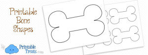 Printable Bone Shapes for Crafting — Printable Treats.com