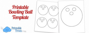 Free Printable Bowling Ball Template — Printable Treats.com