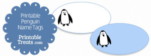 Printable Penguin Gift Tags — Printable Treats.com