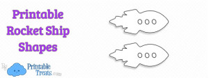 Free Printable Rocket Ship Templates — Printable Treats.com