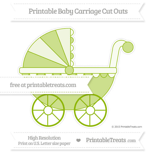 apple-green-extra-large-baby-carriage-cut-outs-printable-treats