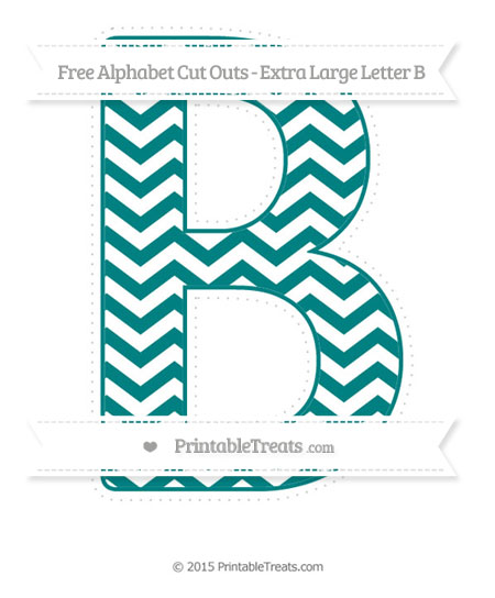 printable chevron letters