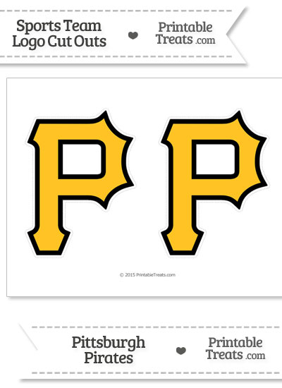Medium Pittsburgh Pirates Brand Slash Outs Printable picture relating to Pittsburgh Pirates Printable Schedule known as Medium Pittsburgh Pirates Emblem Slice Outs Printable