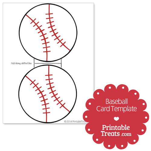 Printable Baseball Card Template Printable Treats com