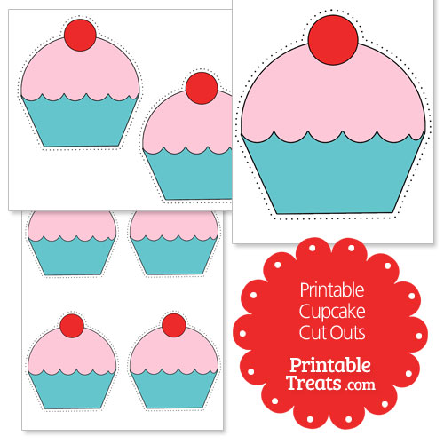 Printable Cupcake Cut Outs