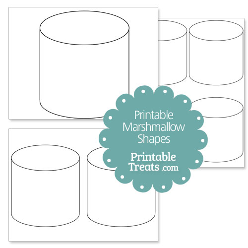 Free Printable Marshmallow Template Printable Word Searches