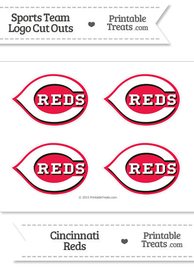 Minimal Cincinnati Reds Emblem Slash Outs Printable image about Cincinnati Reds Printable Schedule identify Very little Cincinnati Reds Brand Slash Outs Printable