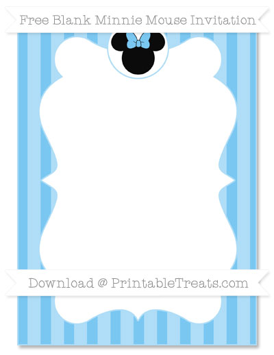 mickey mouse blank invitations