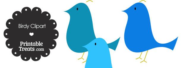 Blue Birdy Clipart
