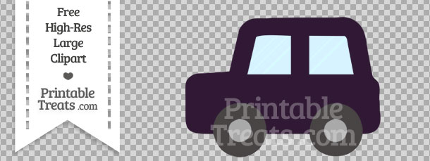 Printable Car Shapes — Printable Treats.com