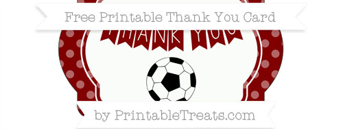 Soccer Thank You Card Template