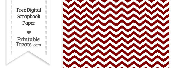 Maroon Large Chevron Digital Paper — Printable Maroon Large Chevron Digital Paper — Printable