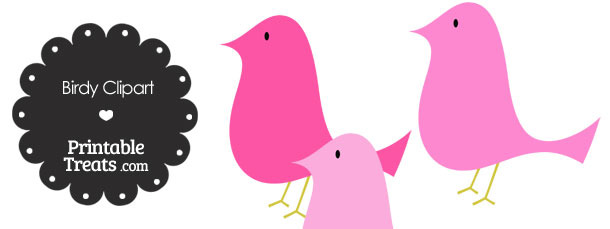 Pink Birdy Clipart