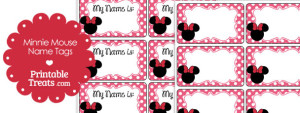 pink minnie mouse name tags printable treatscom