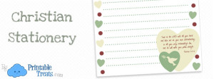Printable Christian Stationery Paper with Lines — Printable Treats.com