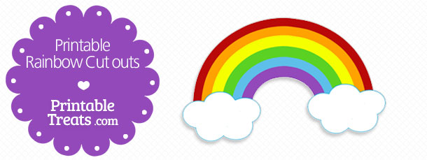 Printable Rainbow Cutouts Printable Treats